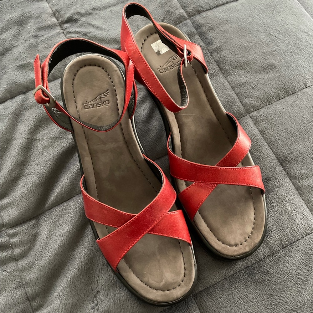 Dansko Arabella, size 41, red